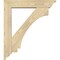 Ekena Millwork Imperial Traditional Rough Sawn Bracket w/ Offset Brace, Douglas Fir, 6"W x 28"D x 32"H BKT0604X28X32IMP01RDF - alternate 2